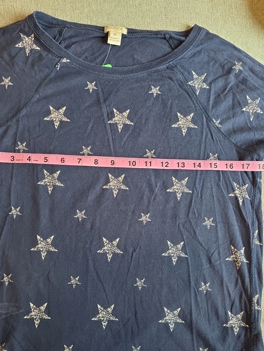 J.Crew Cotton L/S T Shirt Med